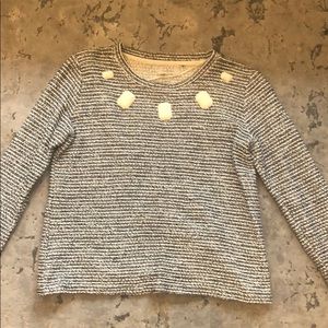 Zara Black and White Stripe sweater